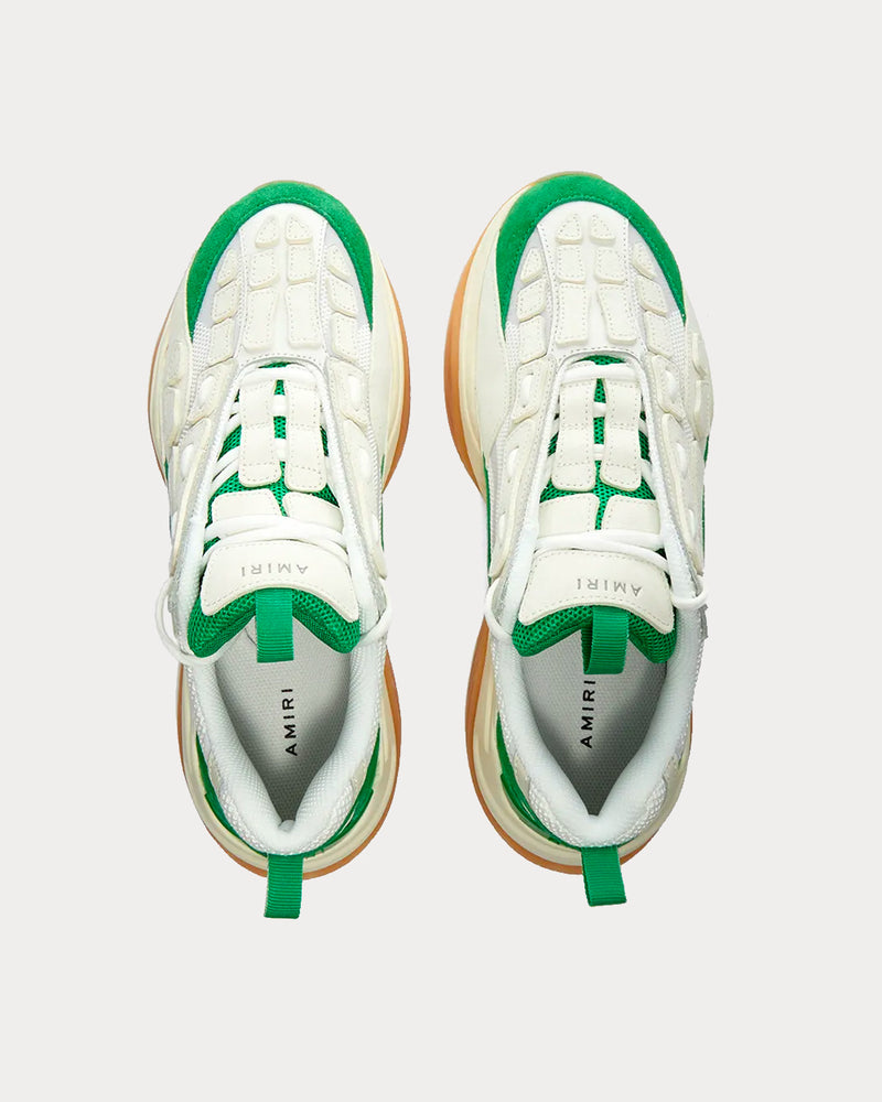 AMIRI Bone Runner Tennis Green Low Top Sneakers - 3