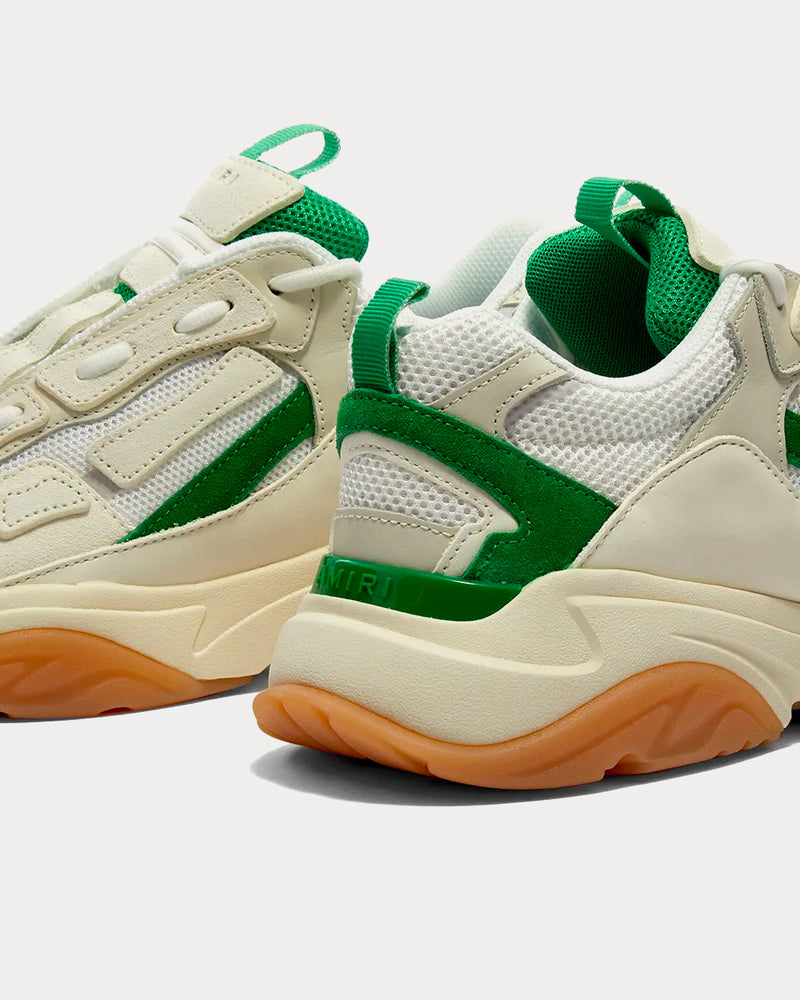 AMIRI Bone Runner Tennis Green Low Top Sneakers - 4