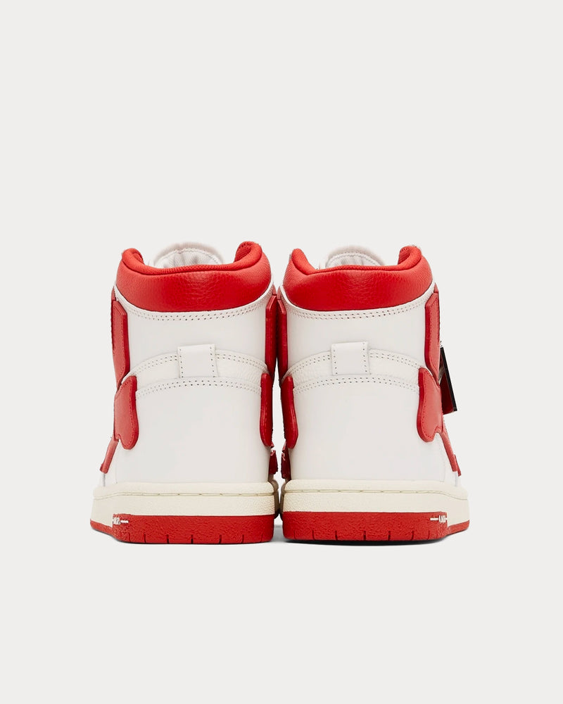 AMIRI Skel Top White / Red High Top Sneakers - 3