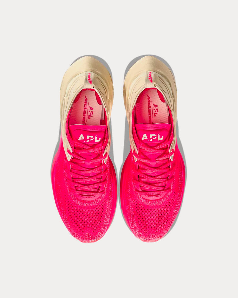 Athletic Propulsion Labs x McLaren HySpeed Magenta / Pristine / Ombre Running Shoes - 2