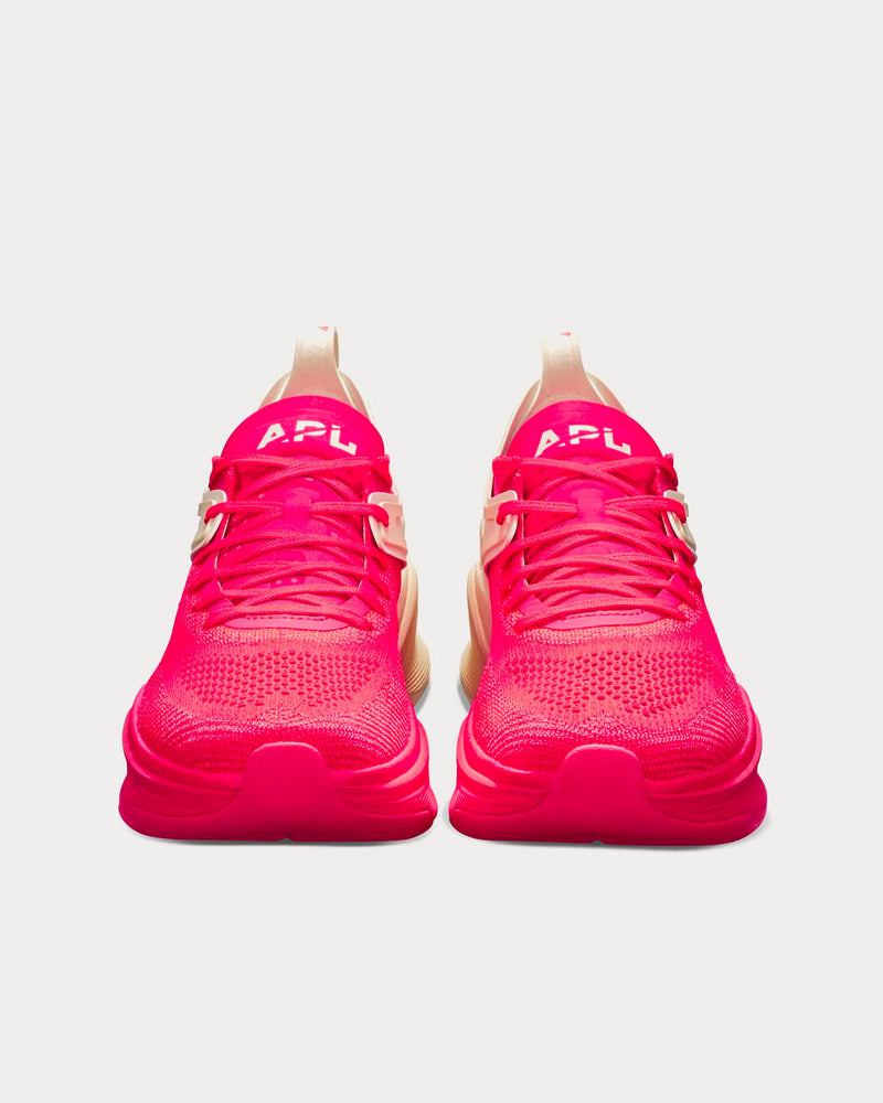 Athletic Propulsion Labs x McLaren HySpeed Magenta / Pristine / Ombre Running Shoes - 3