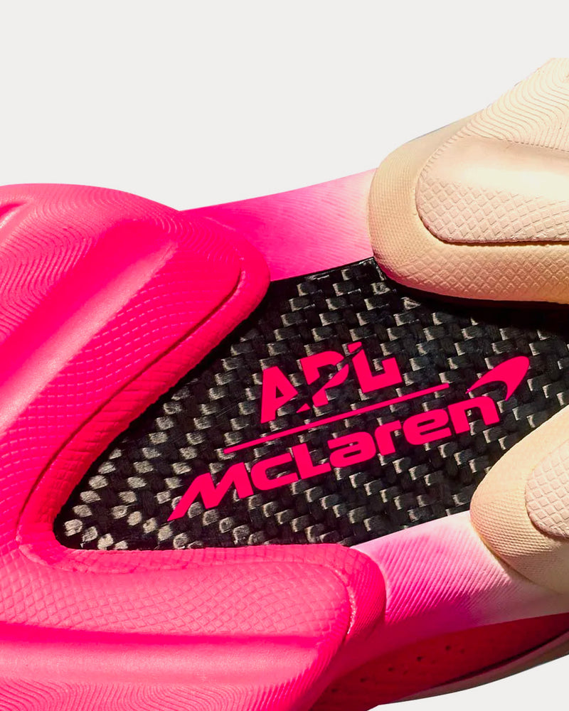 Athletic Propulsion Labs x McLaren HySpeed Magenta / Pristine / Ombre Running Shoes - 5