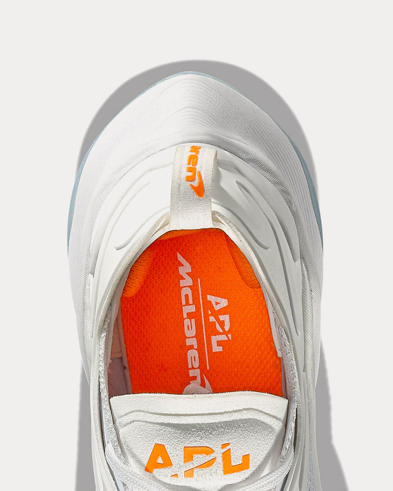 Athletic Propulsion Labs x McLaren HySpeed White / McLaren Orange Running Shoes - 6