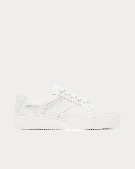 Article No. 0922 White Low Top Sneakers - 1