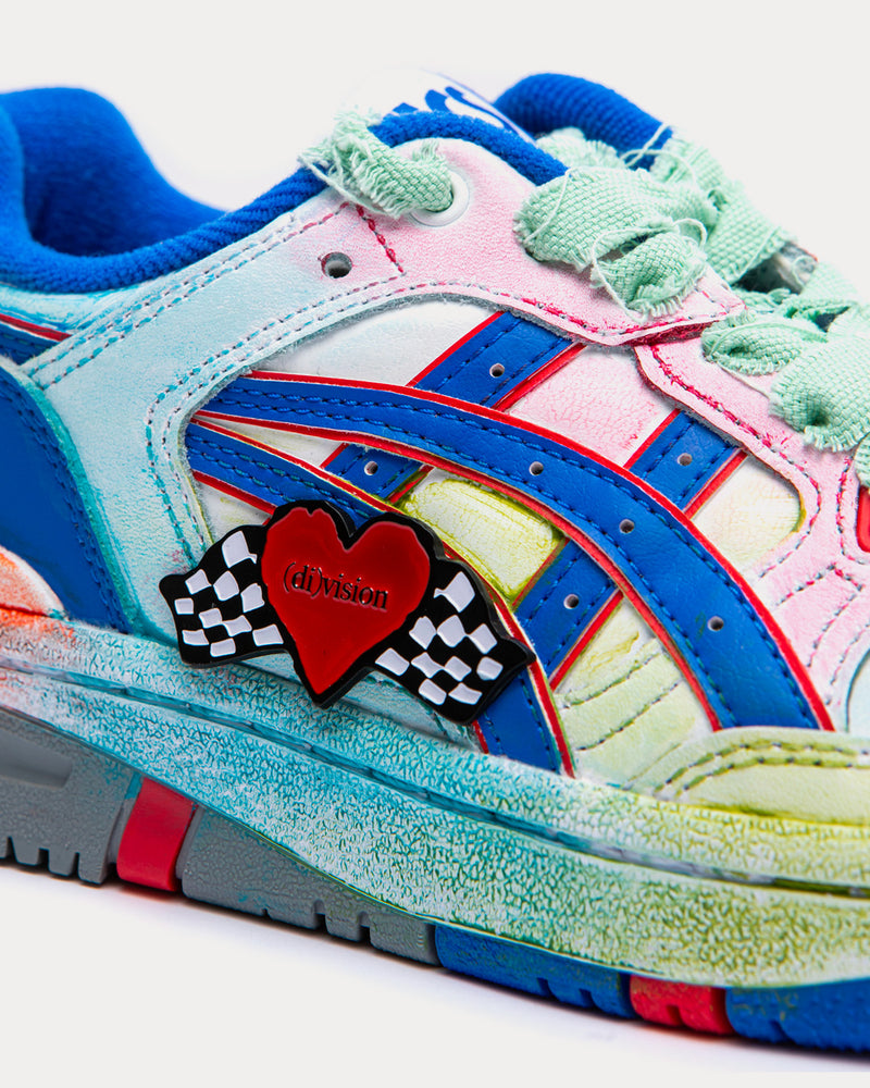 Asics x (di)vision EX89 Rainbow / Mint / Blue Low Top Sneakers - 2