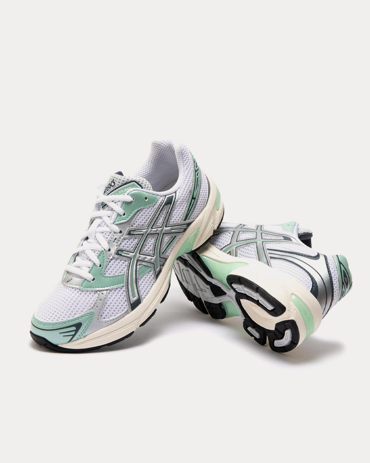 Asics x Naked CPH - GEL-1130 White / Pure Silver Running Shoes