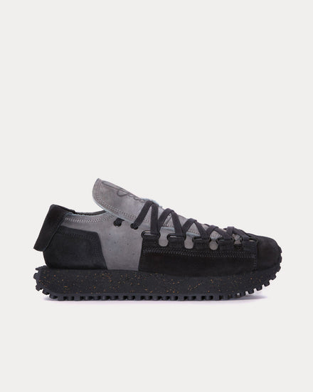 Acne Studios Washed Platform Grey / Black Low Top Sneakers - 1