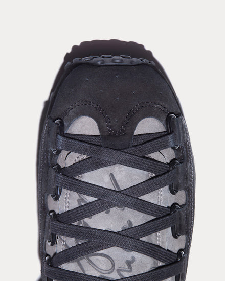 Acne Studios Washed Platform Grey / Black Low Top Sneakers - 3