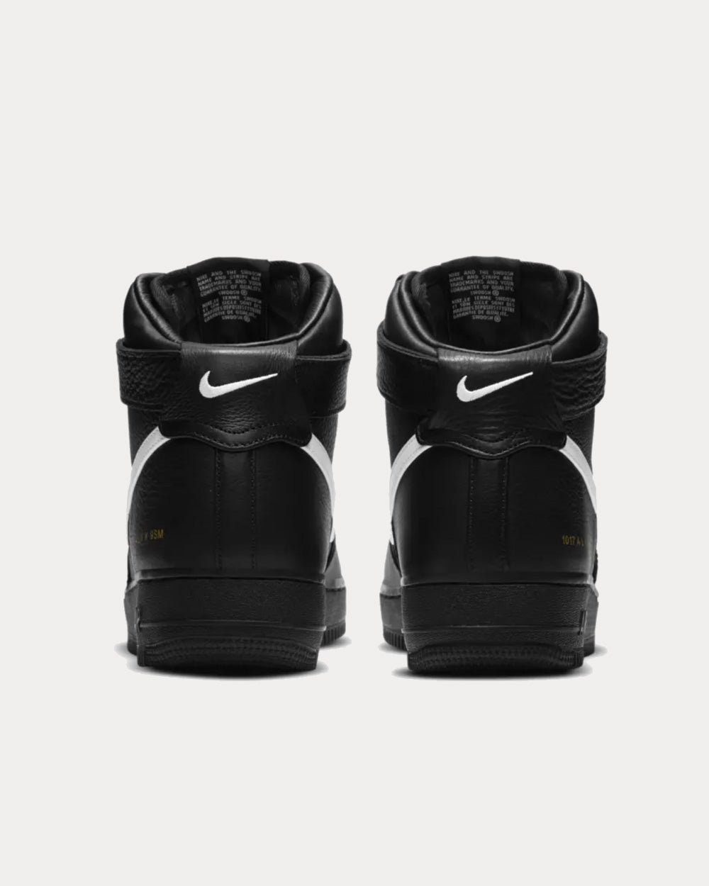 Nike x ALYX - Air Force 1 Black & White High Top Sneakers