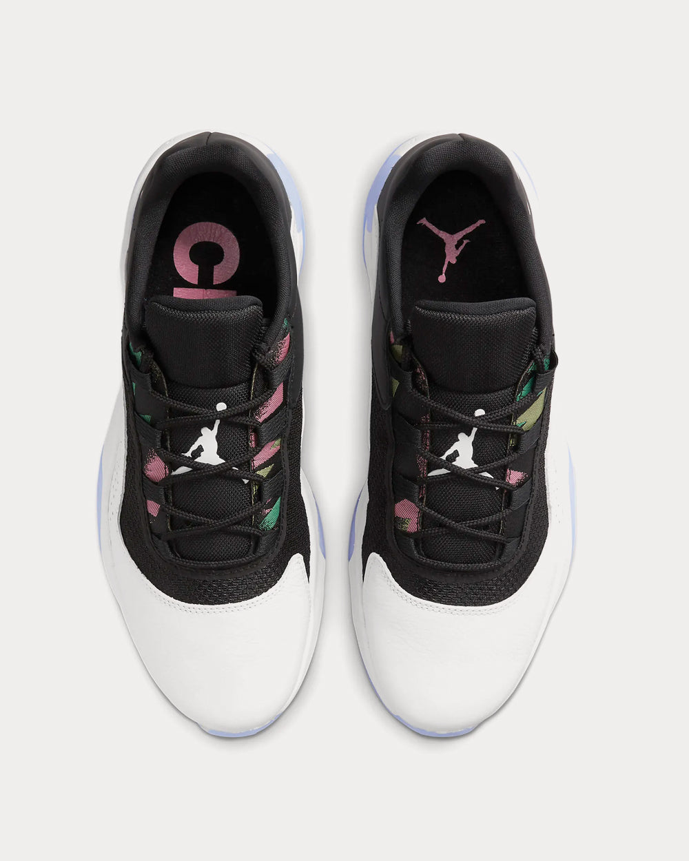 Jordan Air Jordan 11 CMFT Low White Black Ghost Green Metallic Silver Low Top Sneakers Sneak in Peace