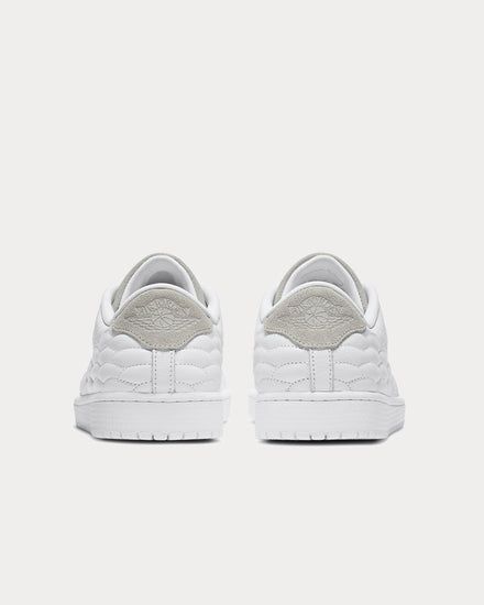 Jordan Air Jordan 1 Centre Court White on White Low Top Sneakers - 4