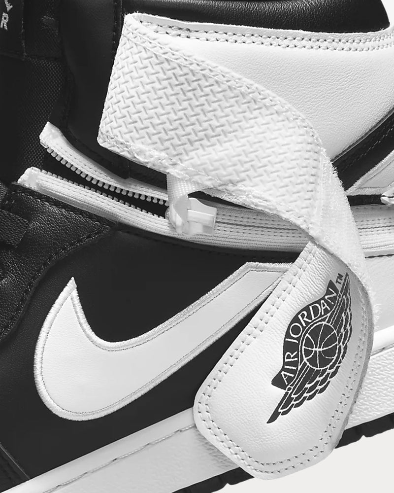 Jordan Air Jordan 1 Hi FlyEase Black / White High Top Sneakers - 6
