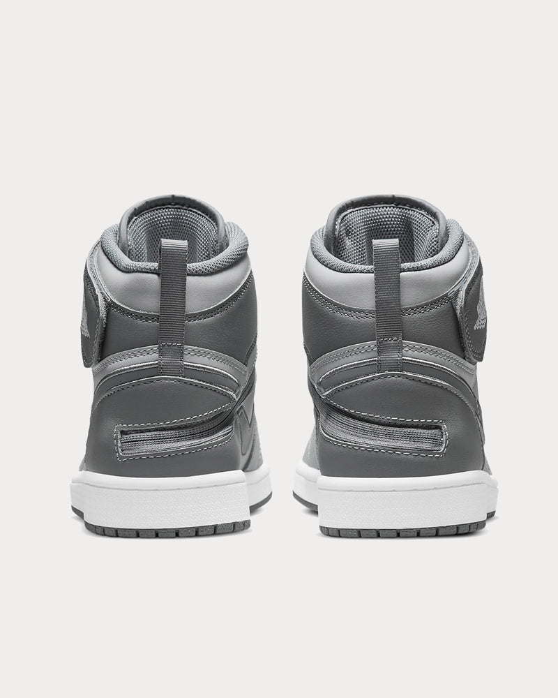 Jordan Air Jordan 1 Hi FlyEase Smoke Grey / White Smoke Grey / White High Top Sneakers - 4