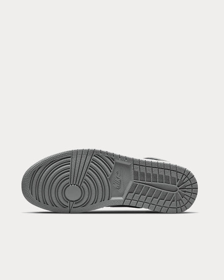 Jordan Air Jordan 1 Hi FlyEase Smoke Grey / White Smoke Grey / White High Top Sneakers - 5