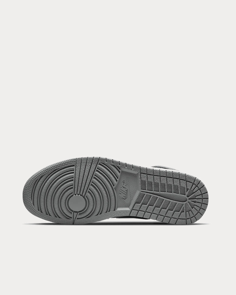 Jordan Air Jordan 1 Hi FlyEase Smoke Grey / White Smoke Grey / White High Top Sneakers - 5