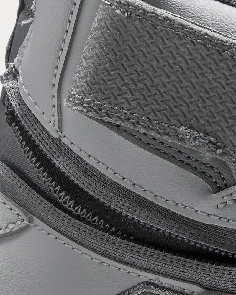 Jordan Air Jordan 1 Hi FlyEase Smoke Grey / White Smoke Grey / White High Top Sneakers - 6