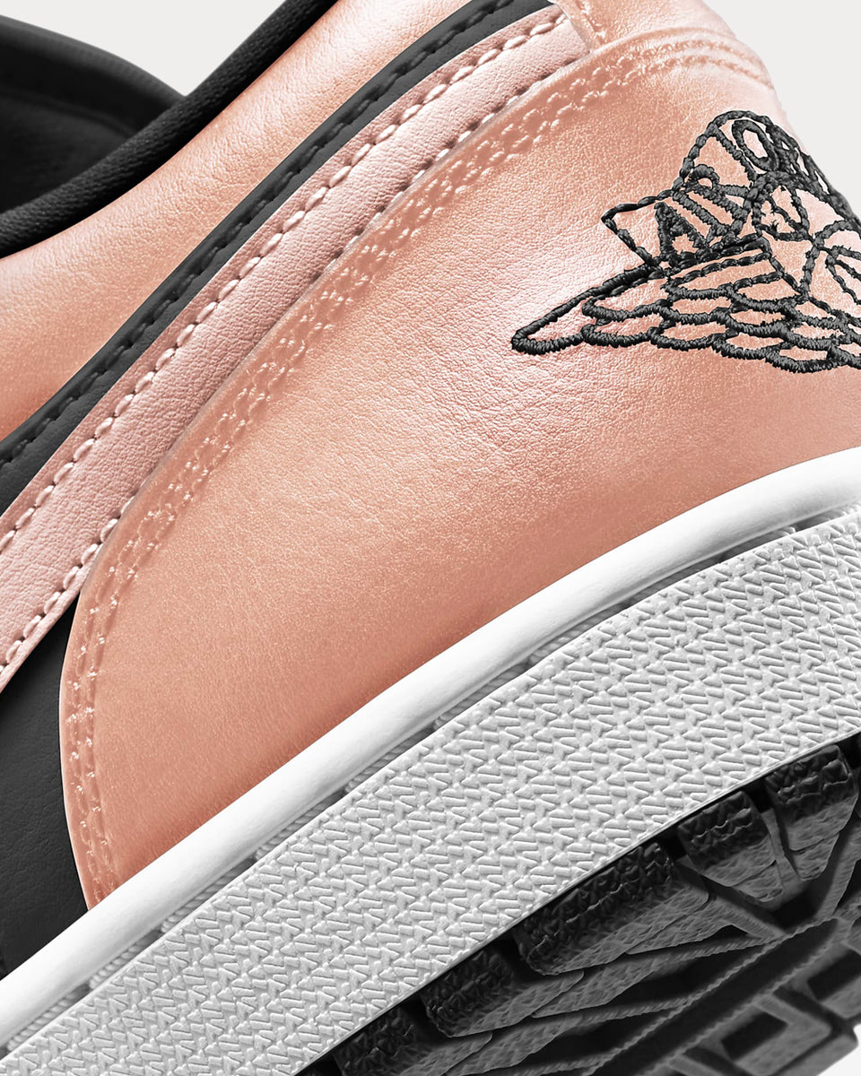 Jordan Air Jordan 1 Low Black White Arctic Orange Low Top Sneakers Sneak in Peace