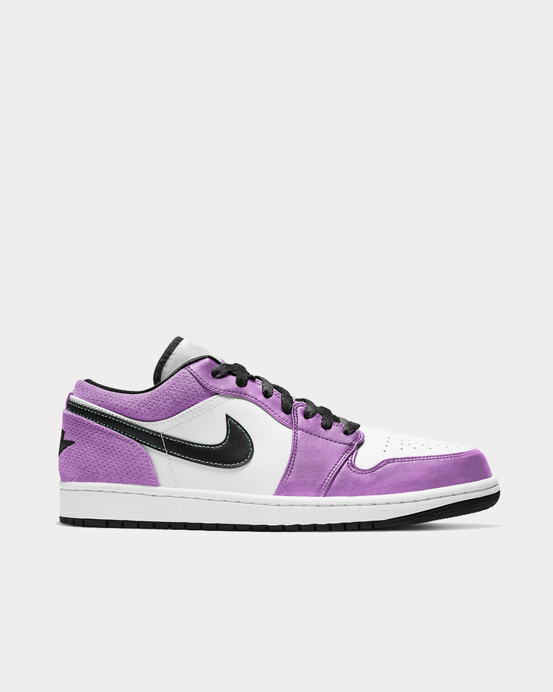 Jordan Air Jordan 1 SE Low Violet Shock / Black / Tropical Twist / Violet Shock Low Top Sneakers - 1