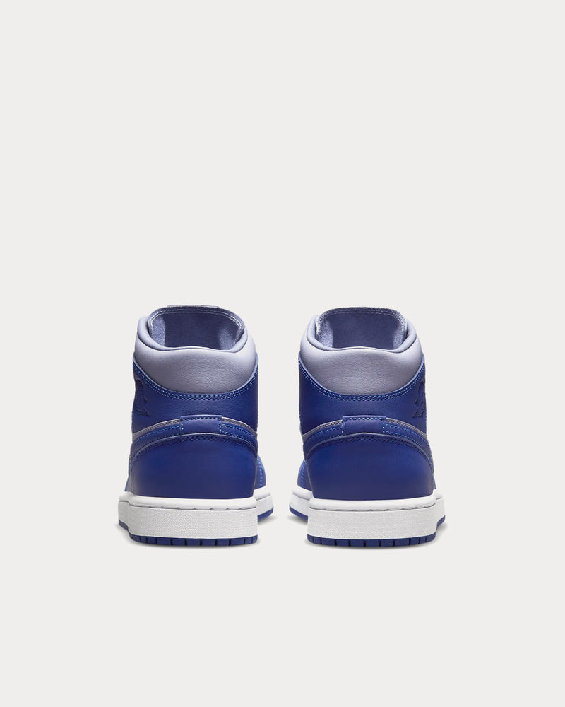 Jordan Air Jordan 1 Mid SE Iron Purple / White / Deep Royal Blue High Top Sneakers - 4