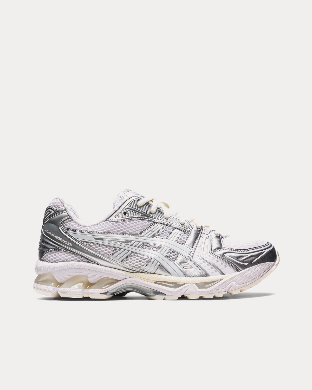 Asics x JJJJound GEL-KAYANO 14 White / Metallic Silver Running