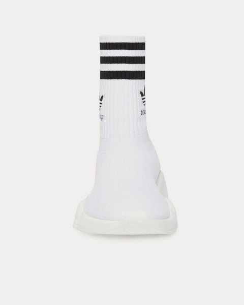 Speed Knit White High Top Sneakers