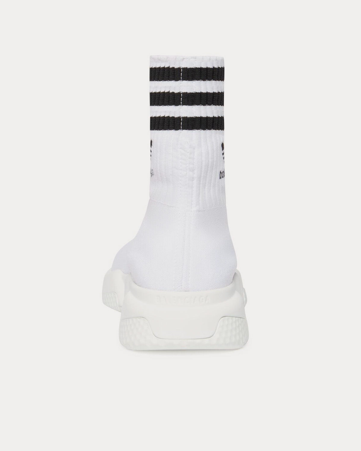 Balenciaga x Adidas - Speed Knit White High Top Sneakers