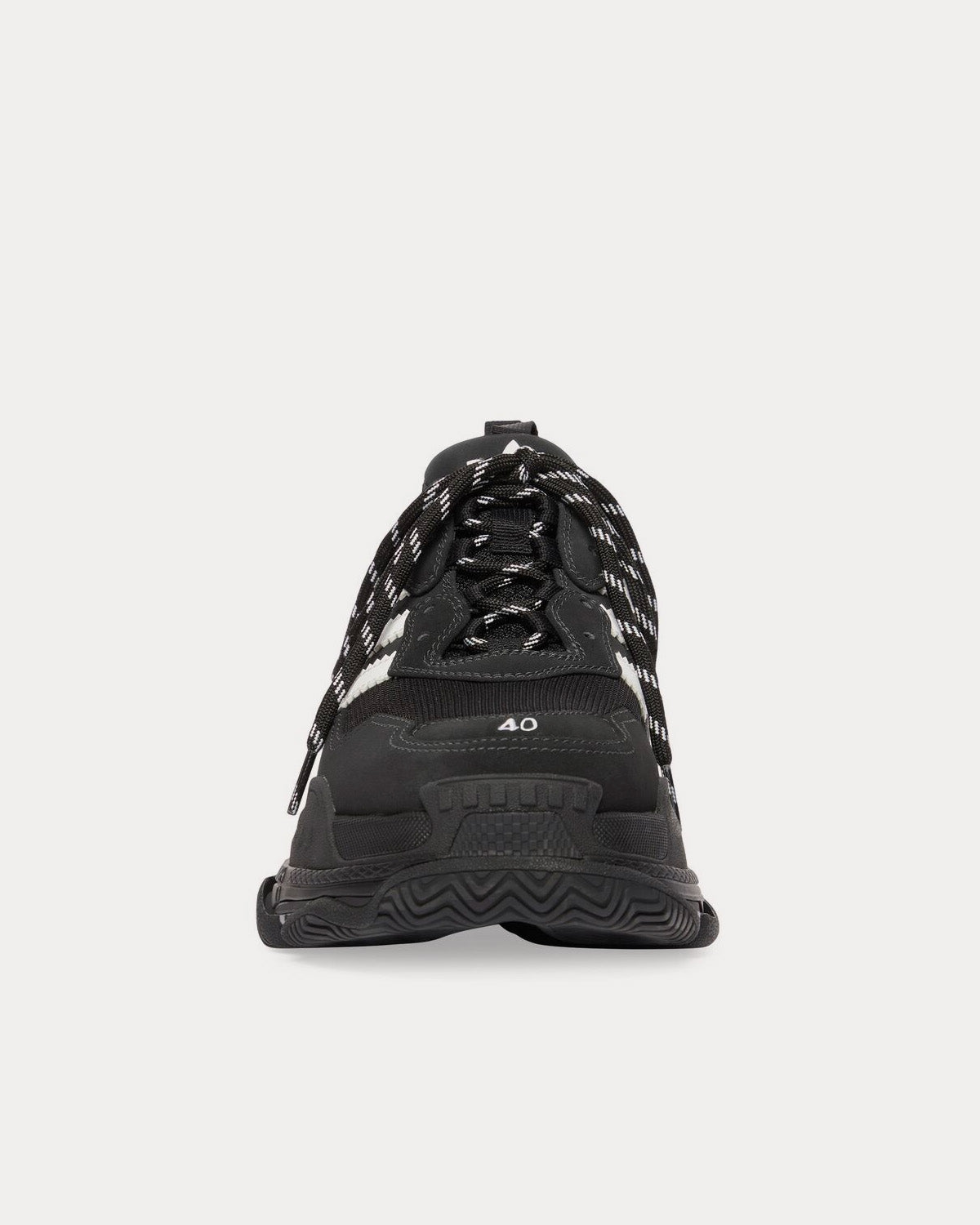 Balenciaga x Adidas - Triple S Black / White Low Top Sneakers