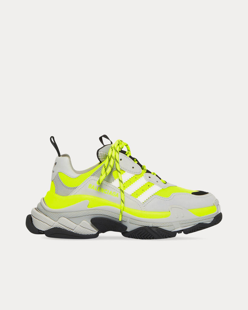 Neon yellow adidas volleyball shoes Clearance