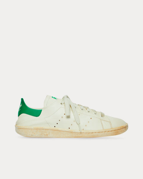 Stan Smith Worn-Out Off-White / Green Low Top Sneakers