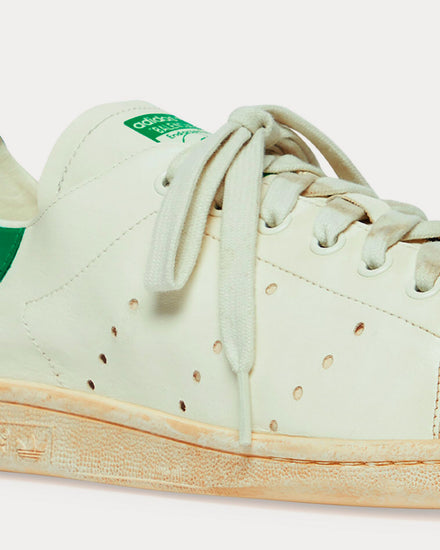 Balenciaga x Adidas Men's Stan Smith Worn-Out Off-White Green