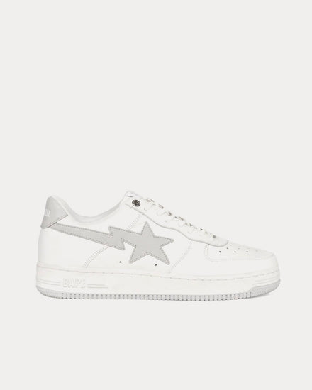 A Bathing APE x JJJJound BAPE STA White Low Top Sneakers - 1