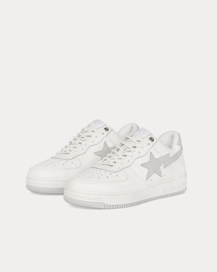 A Bathing APE x JJJJound BAPE STA White Low Top Sneakers - 3