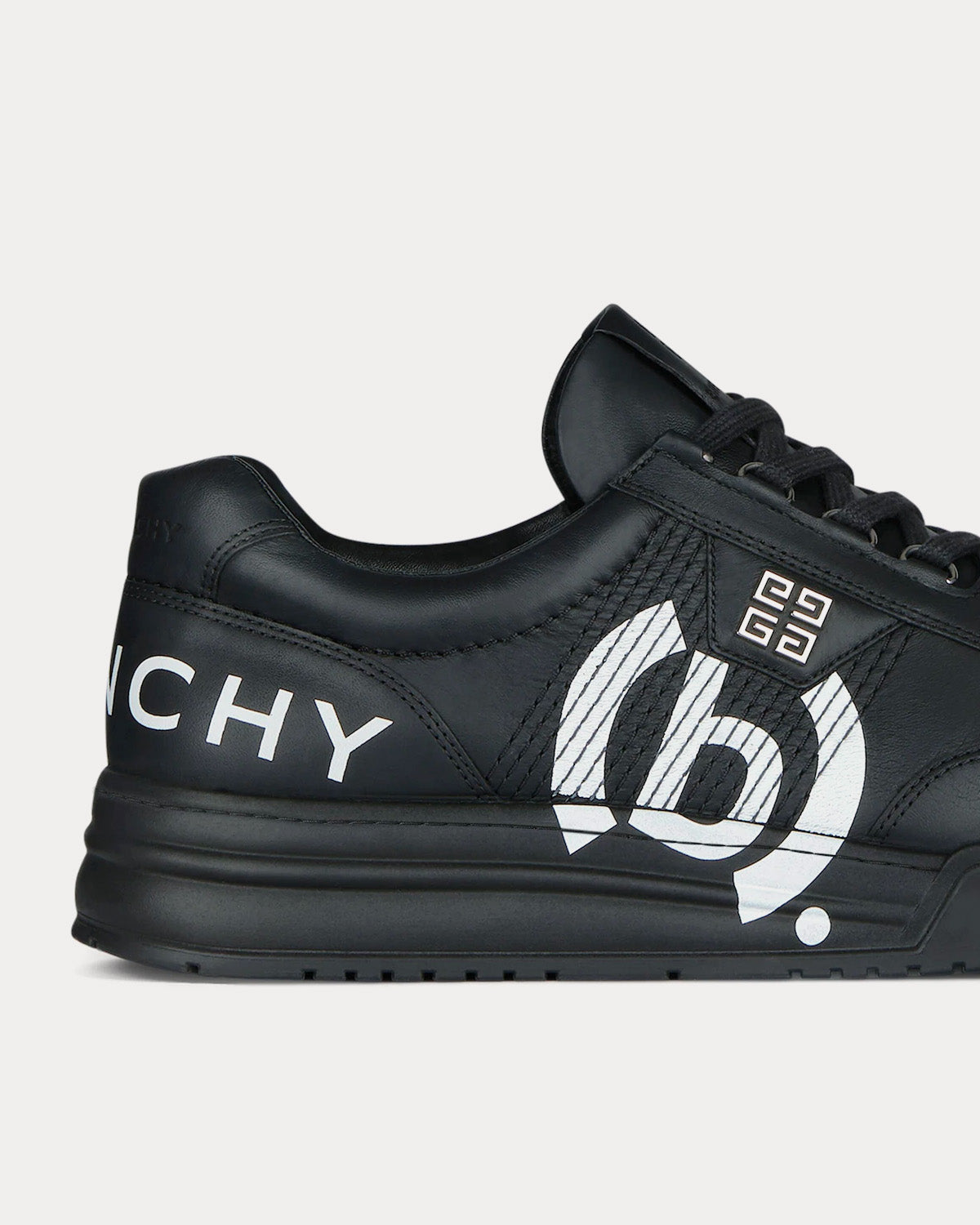 Givenchy x BSTROY - G4 Leather Black Low Top Sneakers