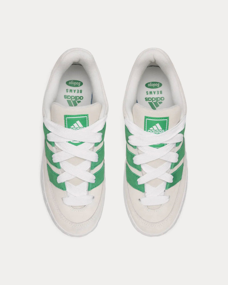 Adidas x Beams x Bodega Adimatic Off-White / Green Low Top Sneakers - 2