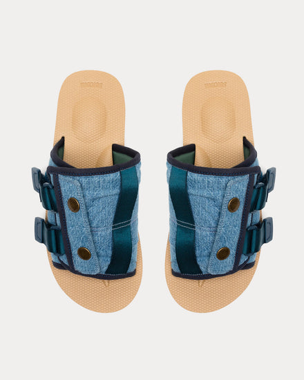 Suicoke x Bodega 'One of One' Denim Sliders - 2