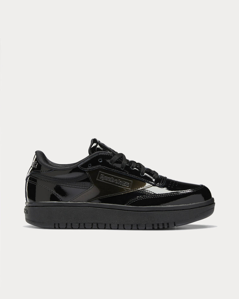Reebok x Cardi B CLUB C Double Black Low Top Sneakers - 1