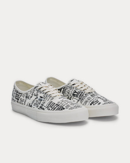 Comme des Garçons CDG x Vans UA Authentic White Low Top Sneakers - 3
