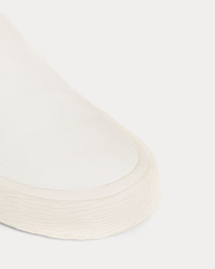 Celine Elliot Canvas Off-White Slip On Sneakers - 4