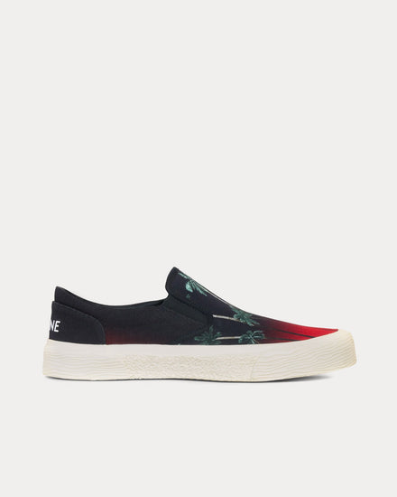 Celine Men's Elliott 'Hawaii' Printed Canvas Slip On