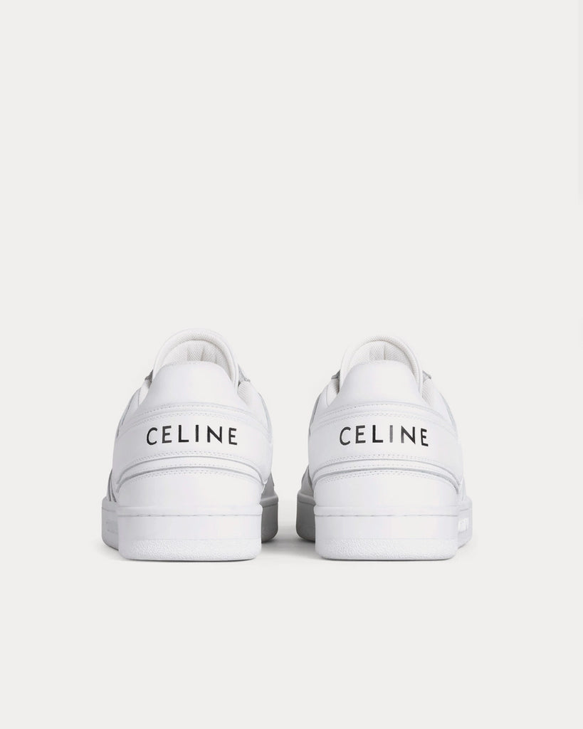 Celine Lace-up Calfskin Optic White Low Top Sneakers - Sneak in Peace
