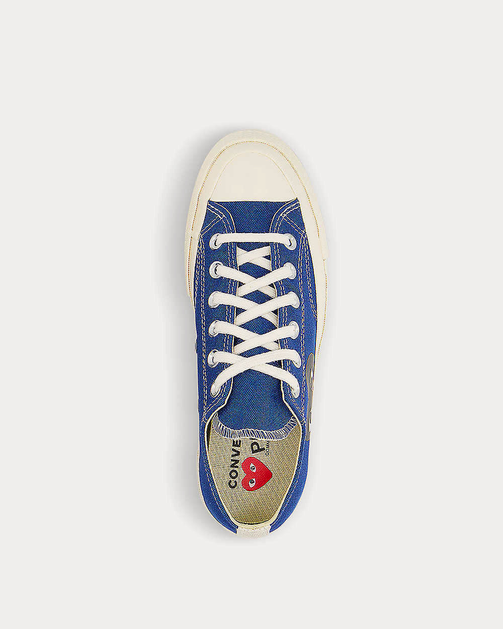 Converse x Comme des Garçons PLAY - Chuck 70 Half Heart Blue Low Top Sneakers