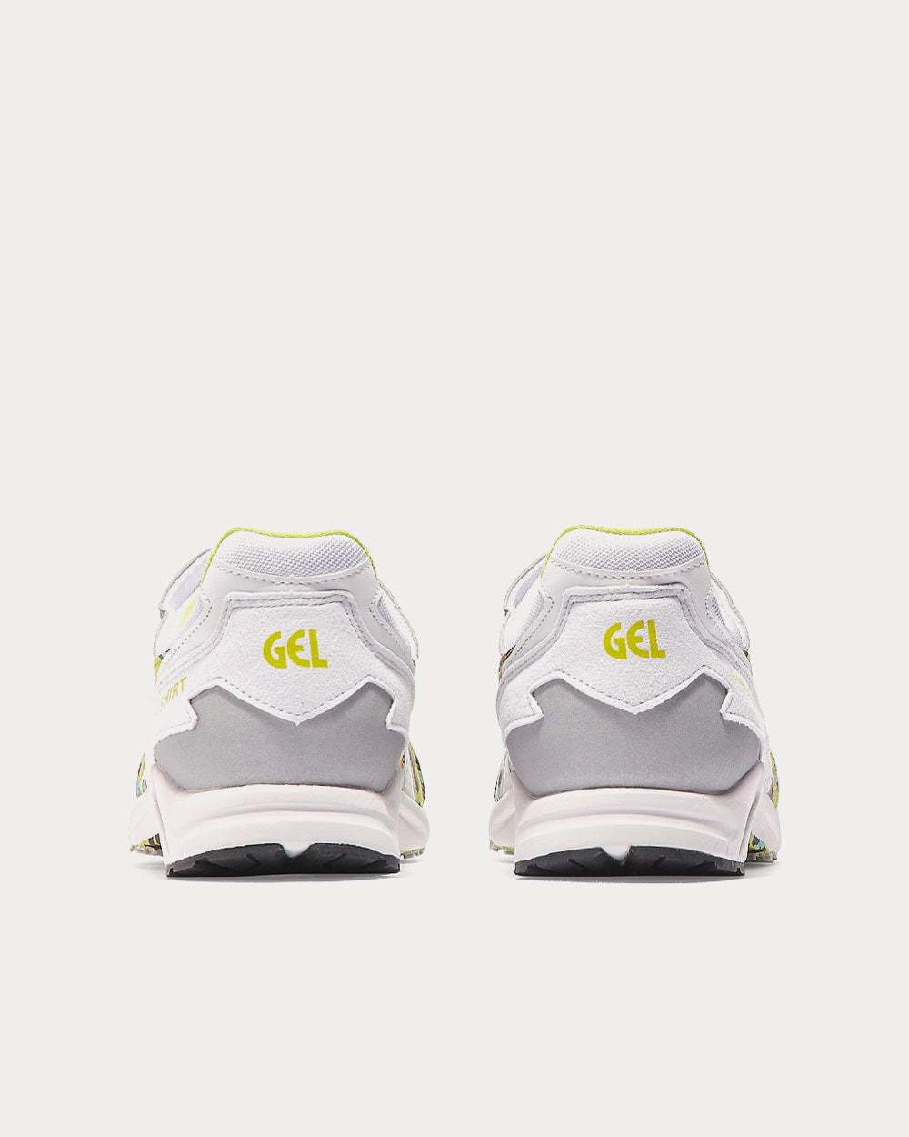 Asics x CDG Shirt - White / Yellow Low Top Sneakers