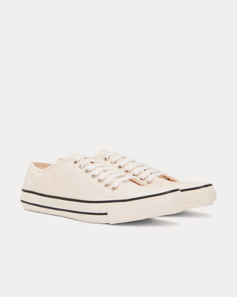 Pointed White Low Top Sneakers