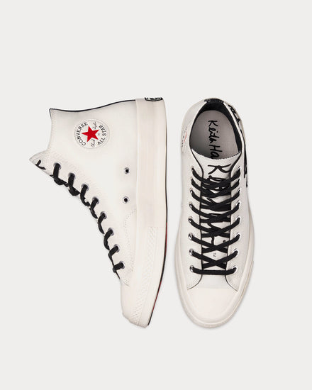 Converse x Keith Haring Men's Chuck 70 Egret Black Red High