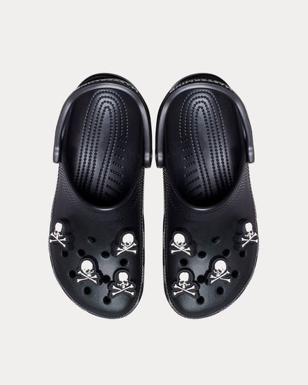 Crocs x Mastermind Classic Clog Black Slip Ons - 2