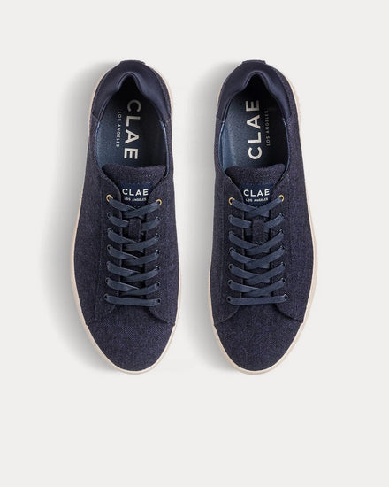 Clae Bradley Textile Navy Low Top Sneakers - 2