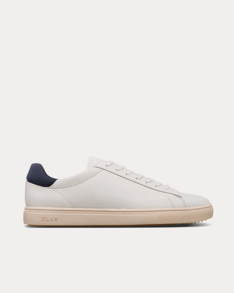 Clae Bradley White & Navy Sneakers - 1