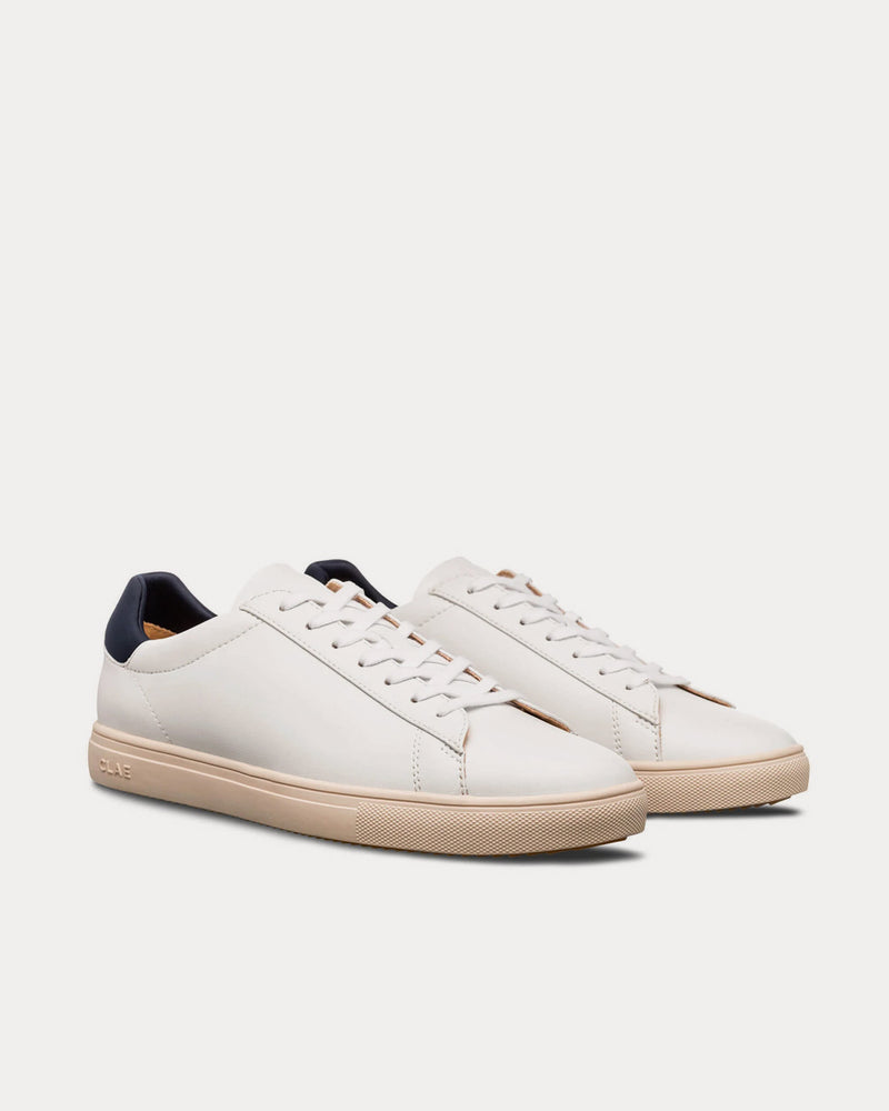 Clae Bradley White & Navy Sneakers - 2