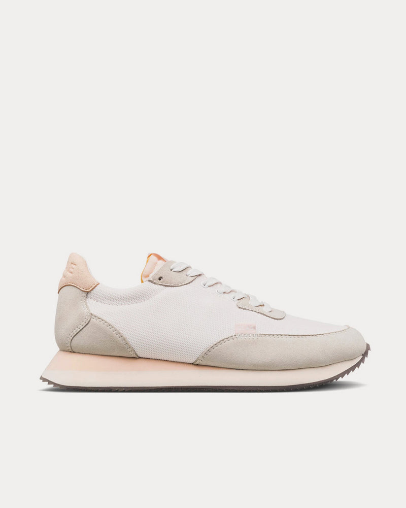 Clae Sierra White Linen Sneakers - 1