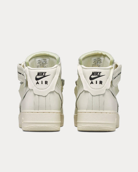Nike x Comme des Garçons Air Force 1 Mid White High Top Sneakers - 4